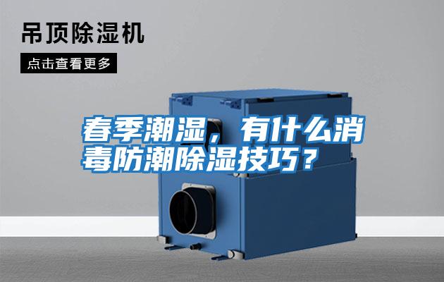 春季潮濕，有什么消毒防潮除濕技巧？