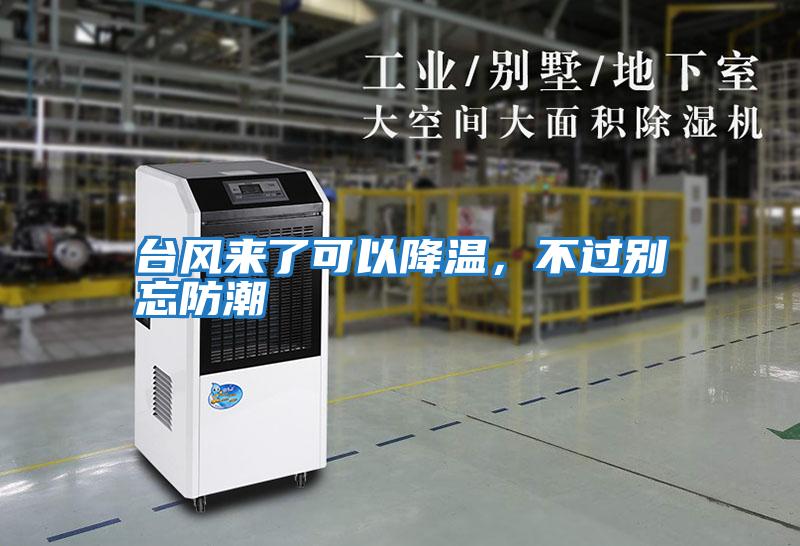 臺風來了可以降溫，不過別忘防潮