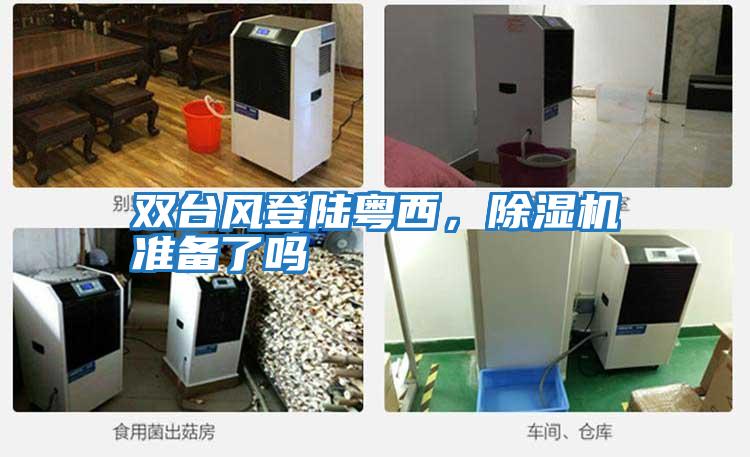 雙臺風登陸粵西，除濕機準備了嗎