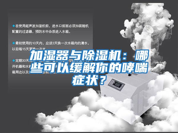 加濕器與除濕機：哪些可以緩解你的哮喘癥狀？