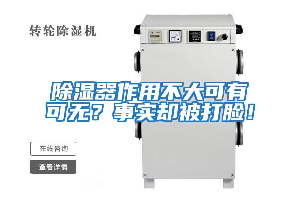 除濕器作用不大可有可無(wú)？事實(shí)卻被打臉！