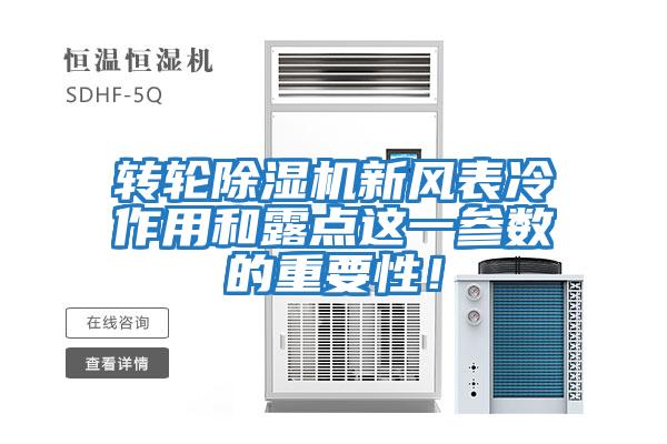 轉輪除濕機新風表冷作用和露點這一參數的重要性！