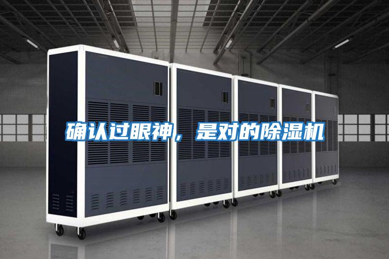 確認過眼神，是對的除濕機