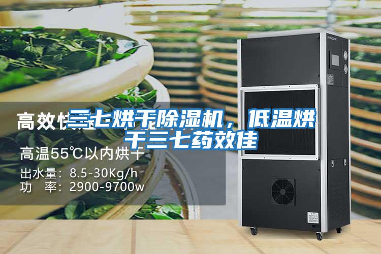 三七烘干除濕機，低溫烘干三七藥效佳