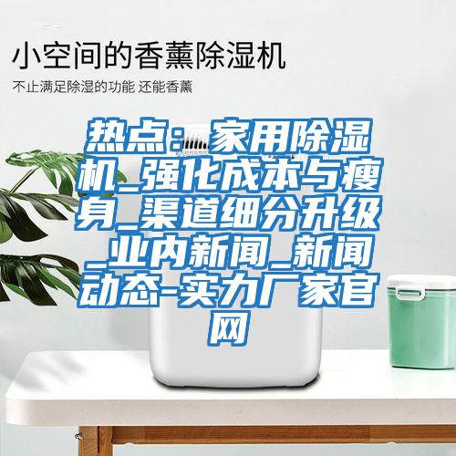熱點：家用除濕機(jī)_強(qiáng)化成本與瘦身_渠道細(xì)分升級_業(yè)內(nèi)新聞_新聞動態(tài)-實力廠家官網(wǎng)