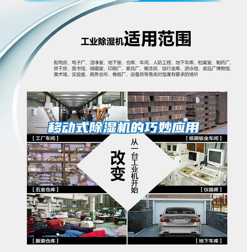 移動式除濕機(jī)的巧妙應(yīng)用