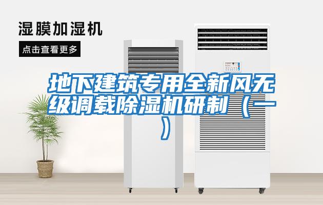 地下建筑專用全新風無級調(diào)載除濕機研制（一）