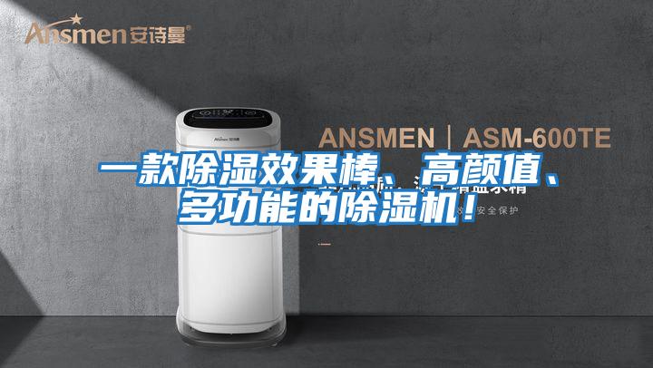 一款除濕效果棒、高顏值、多功能的除濕機！
