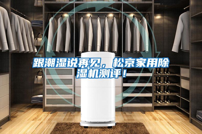 跟潮濕說再見，松京家用除濕機測評！