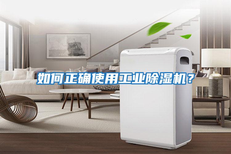 如何正確使用工業除濕機？