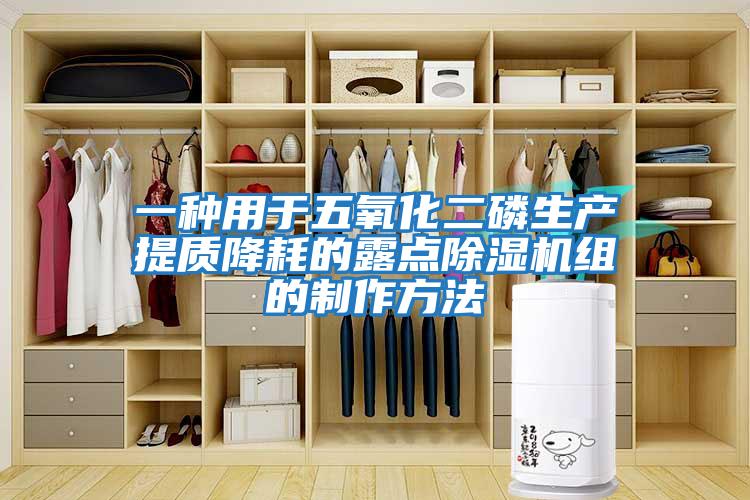 一種用于五氧化二磷生產(chǎn)提質(zhì)降耗的露點除濕機組的制作方法