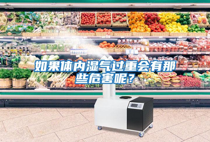 如果體內濕氣過重會有那些危害呢？