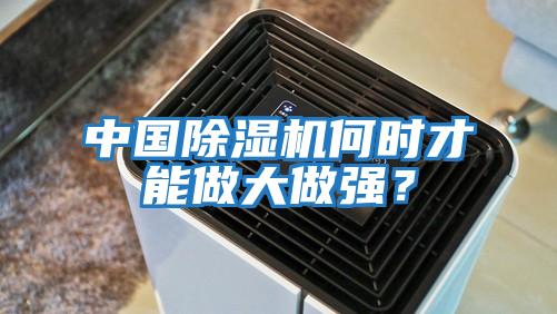 中國(guó)除濕機(jī)何時(shí)才能做大做強(qiáng)？