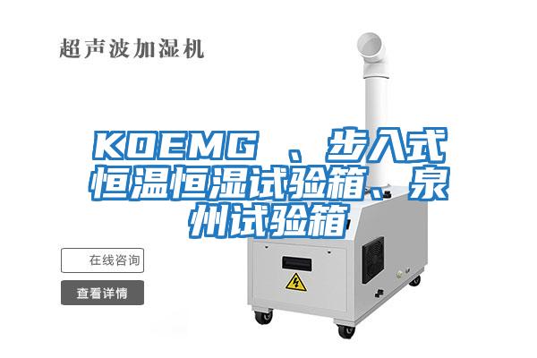 KOEMG 、步入式恒溫恒濕試驗箱、泉州試驗箱