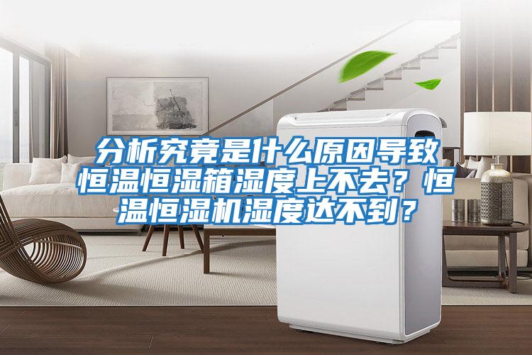 分析究竟是什么原因導致恒溫恒濕箱濕度上不去？恒溫恒濕機濕度達不到？