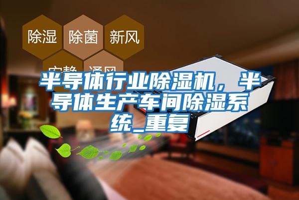 半導(dǎo)體行業(yè)除濕機，半導(dǎo)體生產(chǎn)車間除濕系統(tǒng)_重復(fù)