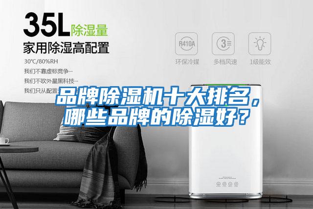 品牌除濕機十大排名，哪些品牌的除濕好？