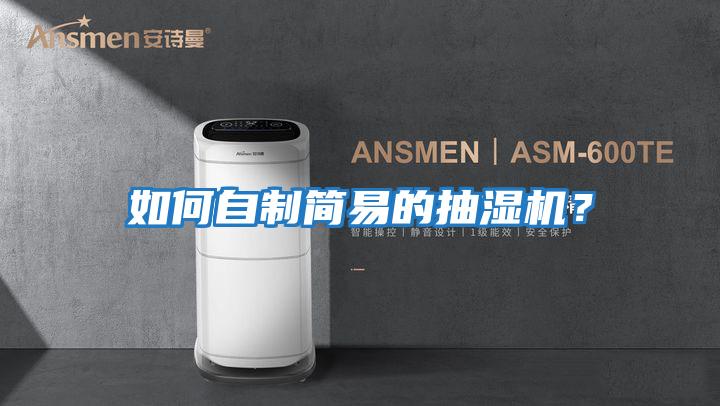 如何自制簡易的抽濕機？