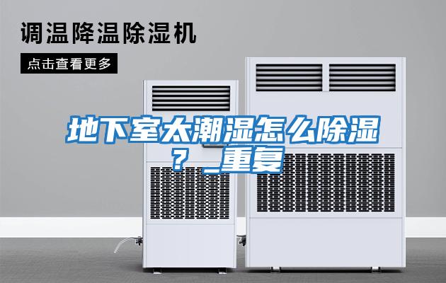 地下室太潮濕怎么除濕？_重復(fù)