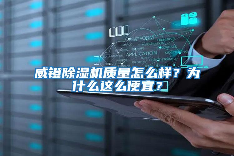 威鐙除濕機質量怎么樣？為什么這么便宜？