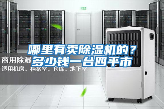 哪里有賣除濕機的？多少錢一臺四平市