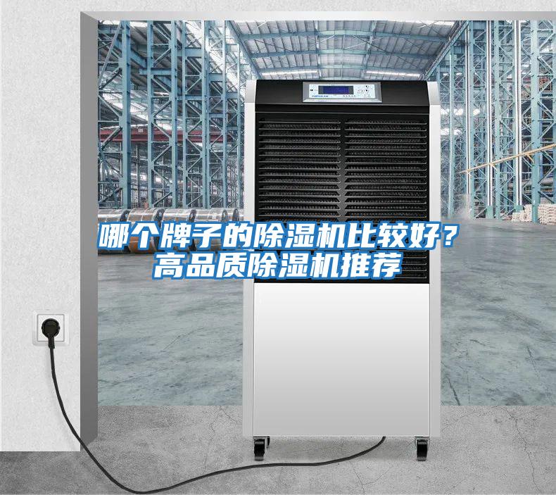 哪個牌子的除濕機比較好？高品質除濕機推薦