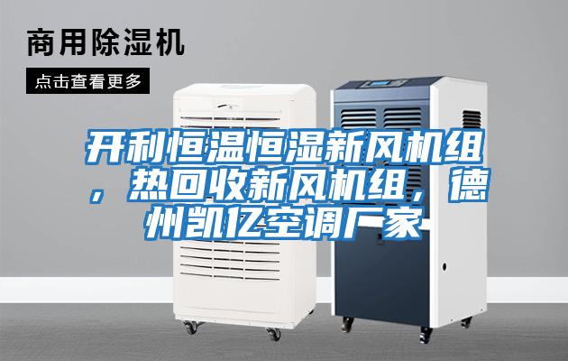 開利恒溫恒濕新風(fēng)機組，熱回收新風(fēng)機組，德州凱億空調(diào)廠家