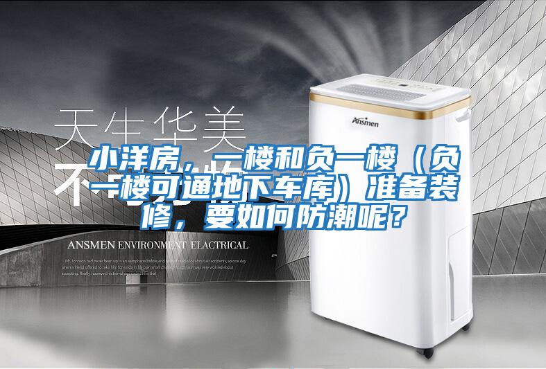 小洋房，一樓和負(fù)一樓（負(fù)一樓可通地下車庫）準(zhǔn)備裝修，要如何防潮呢？
