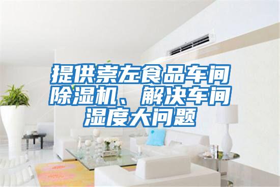 提供崇左食品車間除濕機、解決車間濕度大問題