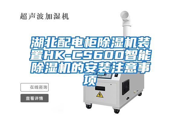湖北配電柜除濕機(jī)裝置HK-CS600智能除濕機(jī)的安裝注意事項