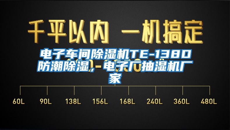 電子車間除濕機TE-138D防潮除濕，電子廠抽濕機廠家