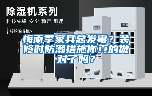 梅雨季家具總發霉？裝修時防潮措施你真的做對了嗎？