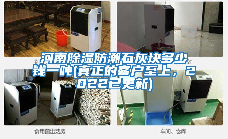 河南除濕防潮石灰塊多少錢一噸(真正的客戶至上，2022已更新)