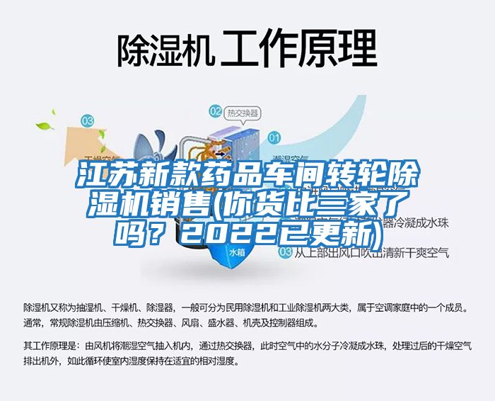 江蘇新款藥品車間轉輪除濕機銷售(你貨比三家了嗎？2022已更新)