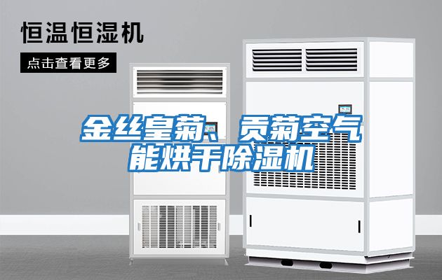 金絲皇菊、貢菊空氣能烘干除濕機