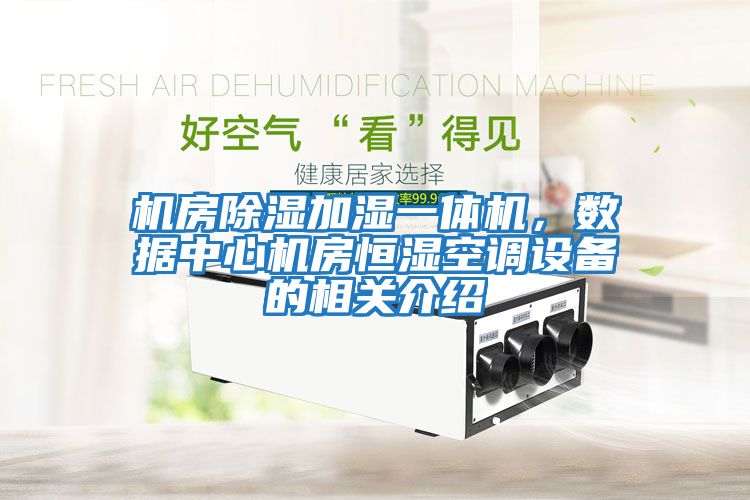 機房除濕加濕一體機，數(shù)據(jù)中心機房恒濕空調(diào)設(shè)備的相關(guān)介紹