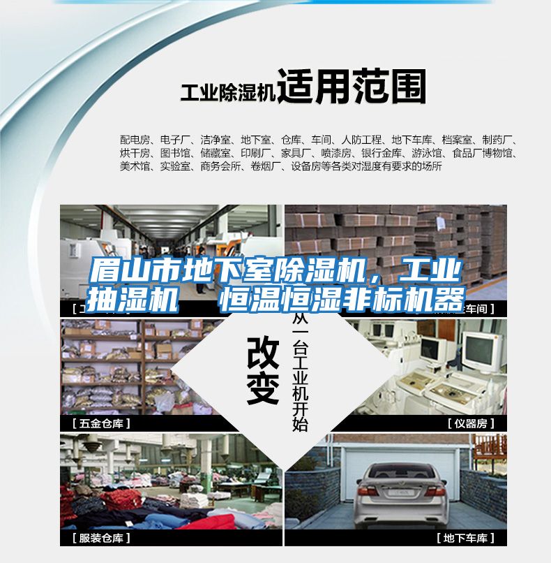 眉山市地下室除濕機，工業(yè)抽濕機  恒溫恒濕非標(biāo)機器