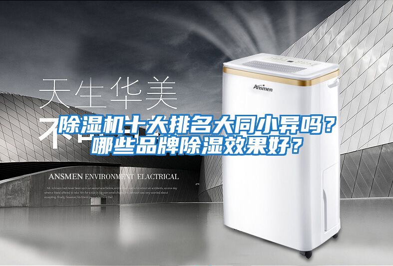 除濕機(jī)十大排名大同小異嗎？哪些品牌除濕效果好？