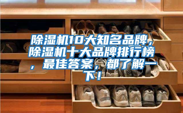 除濕機(jī)10大知名品牌，除濕機(jī)十大品牌排行榜，最佳答案，都了解一下！