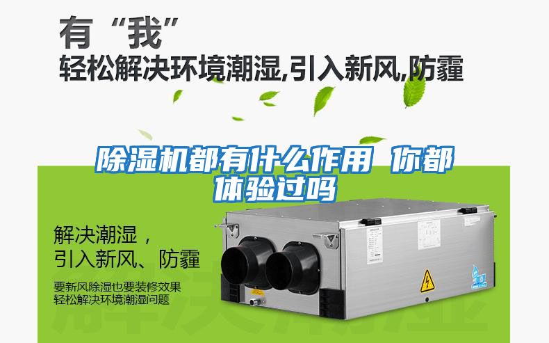 除濕機(jī)都有什么作用 你都體驗過嗎