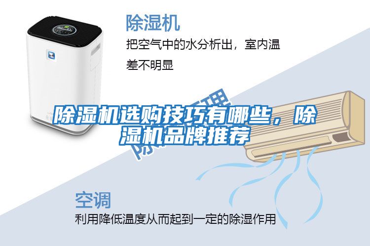 除濕機選購技巧有哪些，除濕機品牌推薦